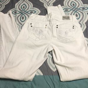 White jeans